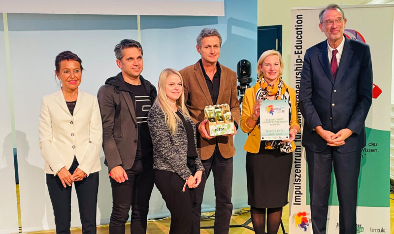 Erfolgreiche Zertifizierung zur Entrepreneurship Education-Schule