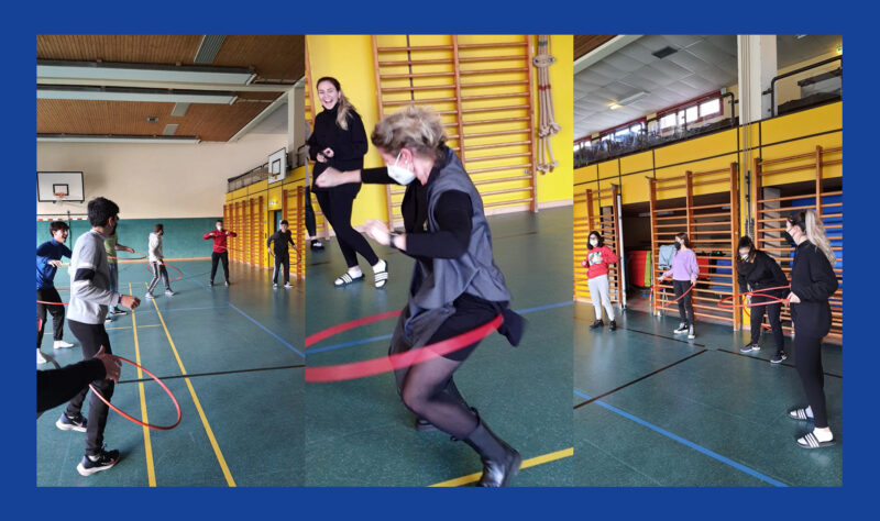 Sportevent beim ERASMUS+ Treffen